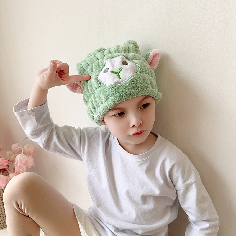 1pcs Kids Hair Fast Drying Towel Bath