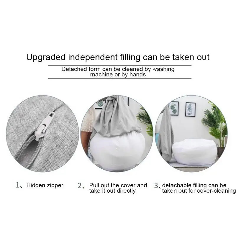 Lazy Sofas Linen Cloth Cover