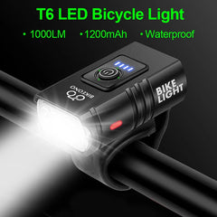 USB Rechargeable Bicycle Flashlight LED