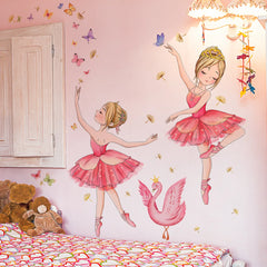 Ballet Girl Vinyl Wall Stickers