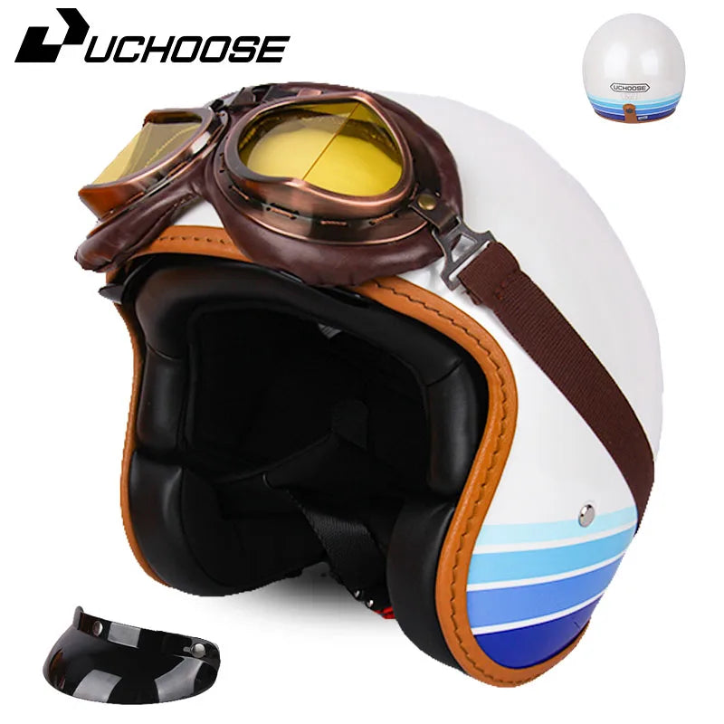 DOT Open Face Casco Moto