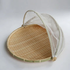 Bamboo Woven Mesh Storage
