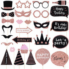 Birthday Funny Photo Booth Props