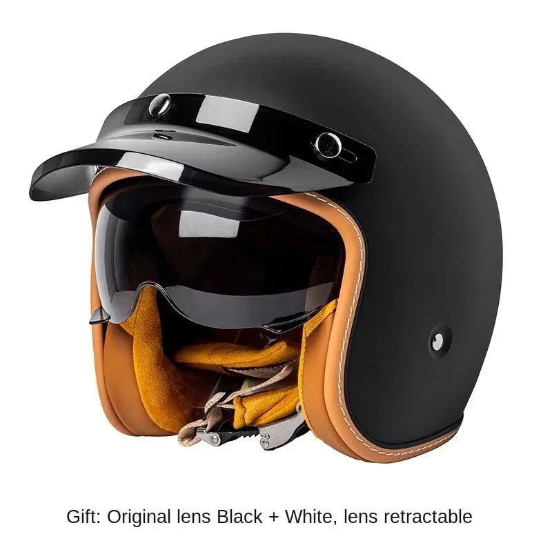 Motorcycle Retro Half Helmet