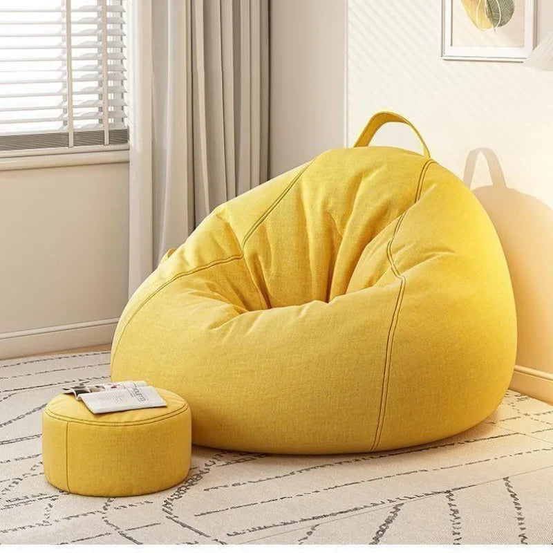 Pedal Pillow Floor Linen Cloth Lounger Seat