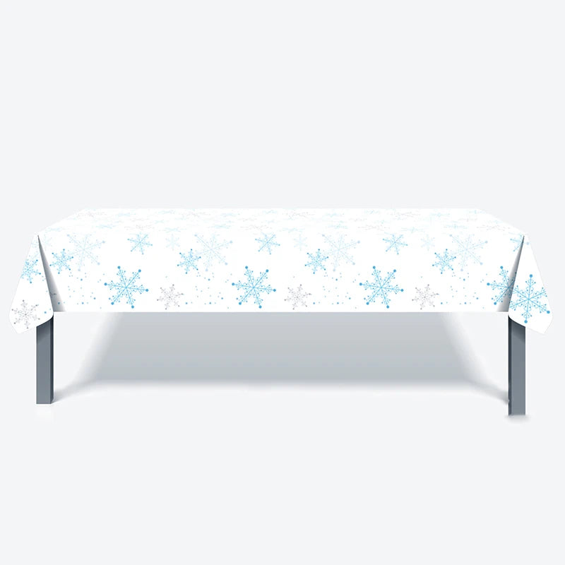 Frozen Snowflake Disposable Party Tablecloth