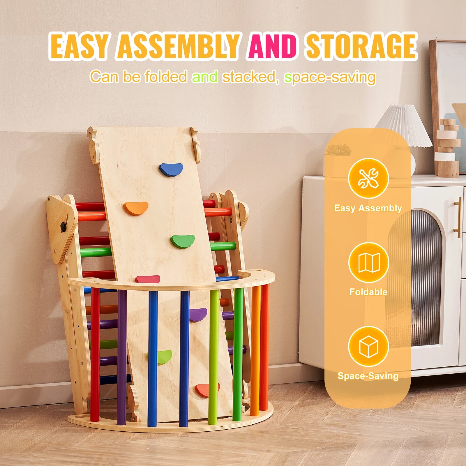 Pikler Wooden Triangle Set