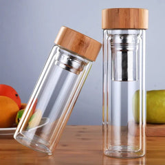 Filter Double Wall Glass Bottle