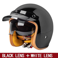 Motorcycle Retro Half Helmet
