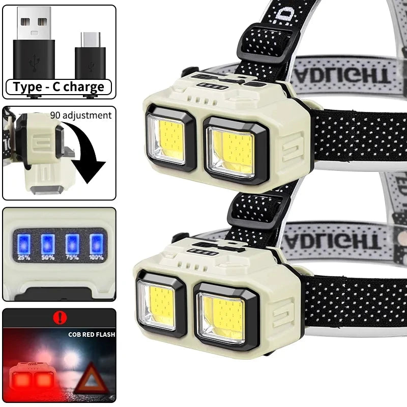 Powerful LED Induction Headlamp