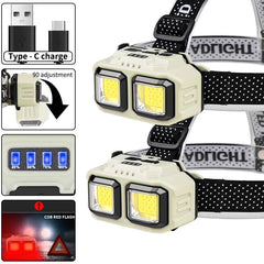 Powerful LED Induction Headlamp