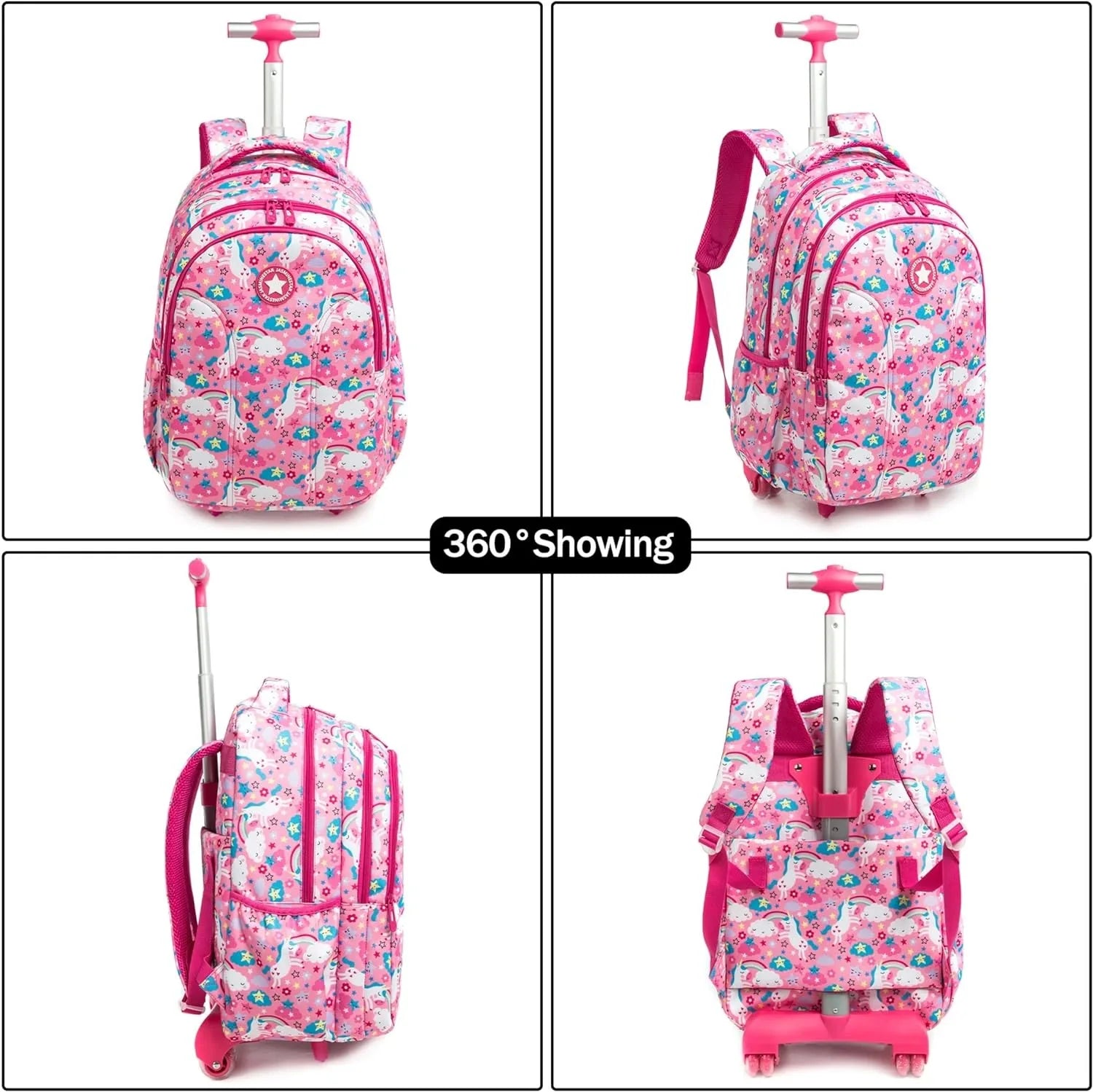 Girls School Wheeled Backpack