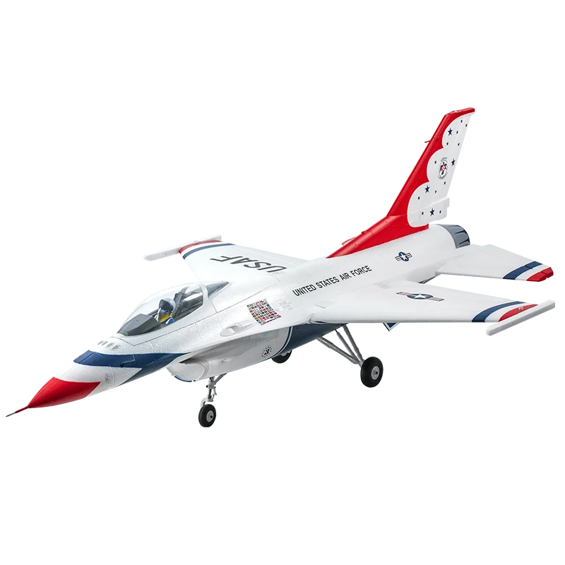 Fms 64mm F-16 F16 V2 Falcon Fighter Jet