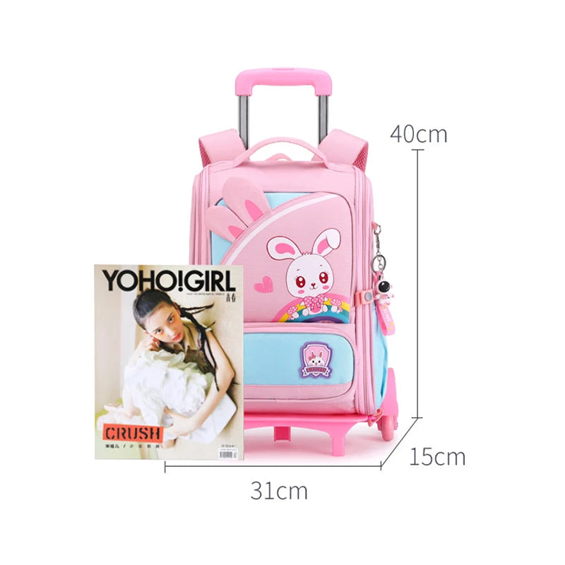 Teenagers Wheeled Trolley Backpack