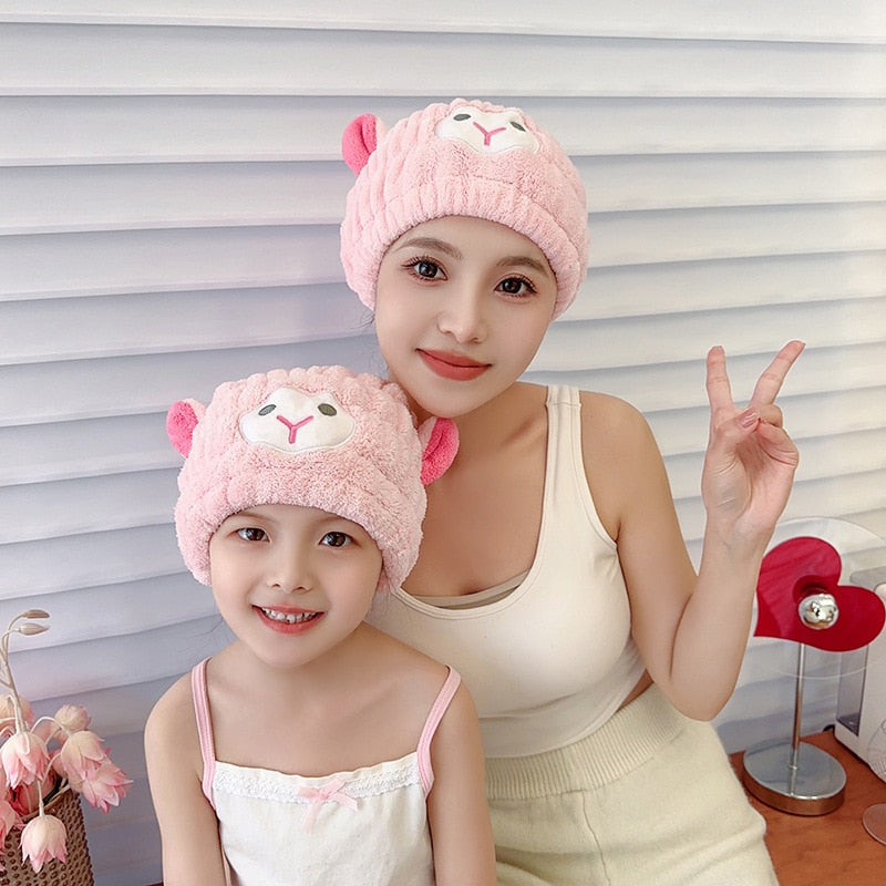 1pcs Kids Hair Fast Drying Towel Bath