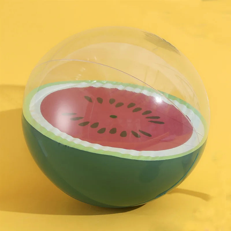 Inflatable Transparent Feather Beach Ball