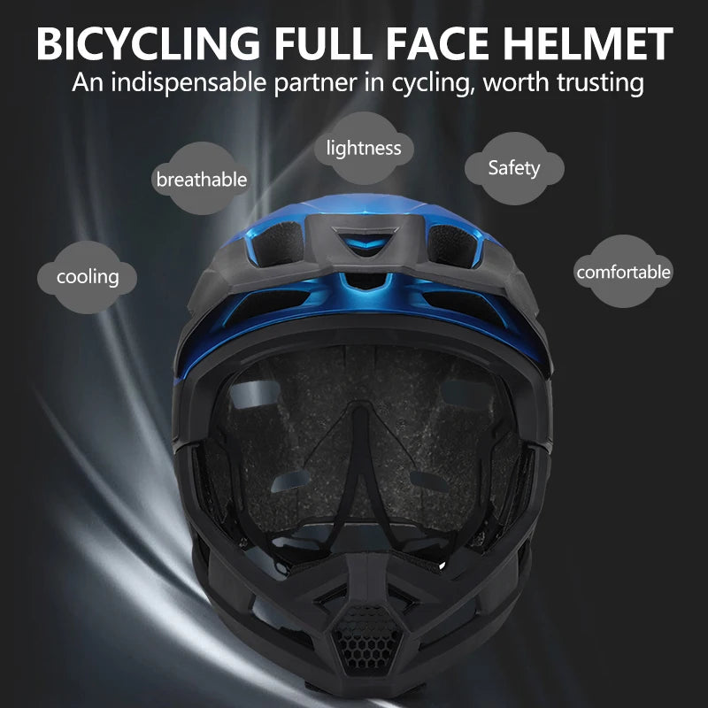 Full Face Detachable Motorcycle Helmet