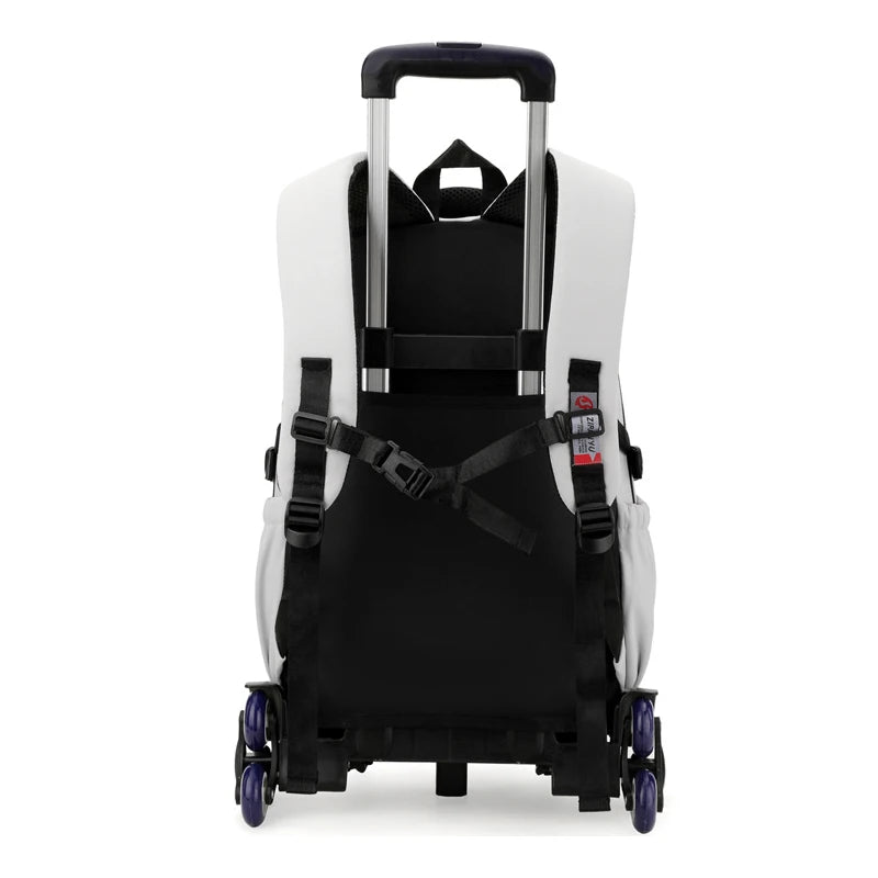 School Bag with wheels Rolling Backpack