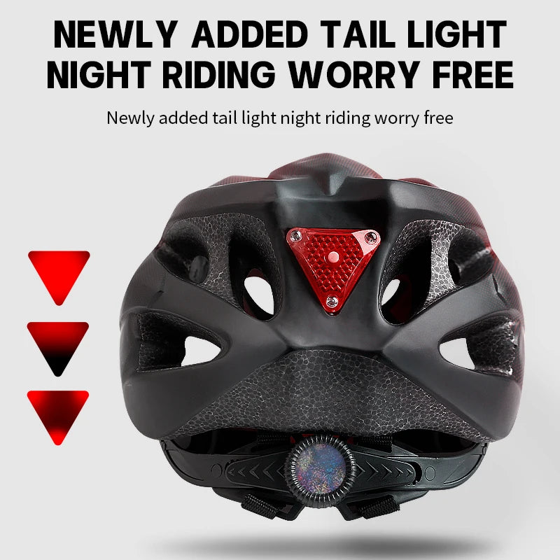 LED Rear Light Dual Mode Helmet
