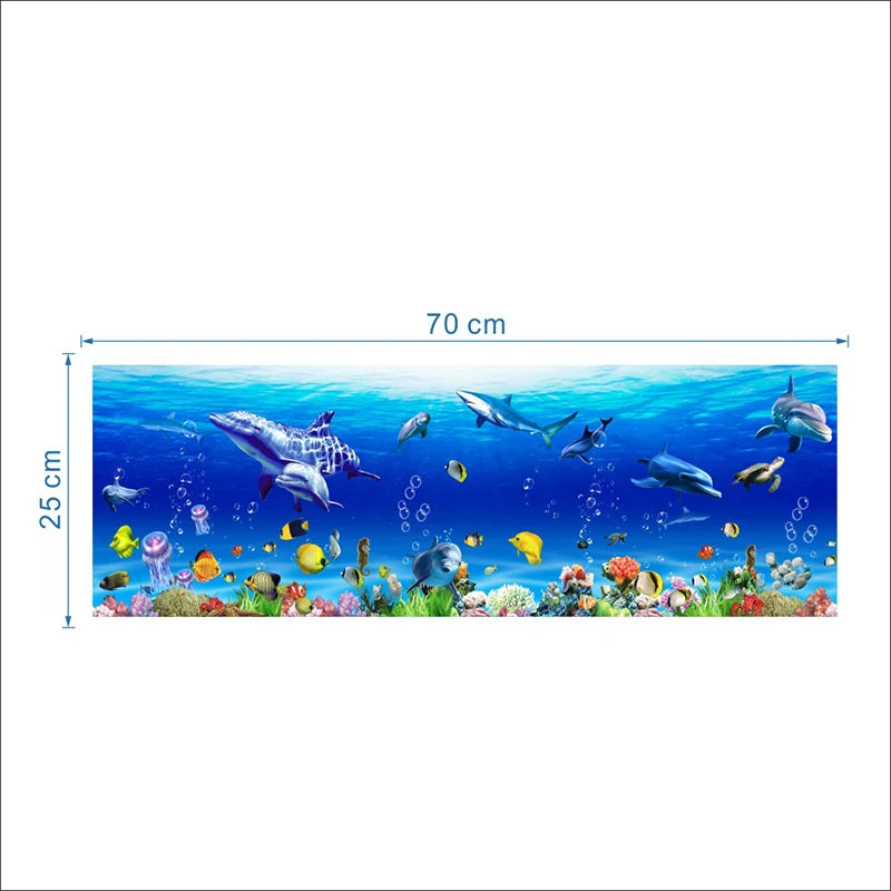 Removable Wall Stickers Underwater World