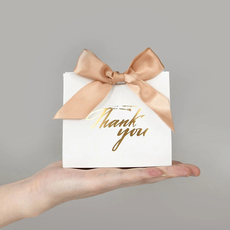 Thank You Candy Box With Ribbon