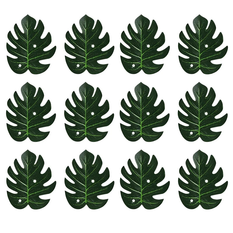 Artificial Tropical Palm Leaves Party Decoration