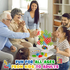 Stacking Building Blocks Board Game