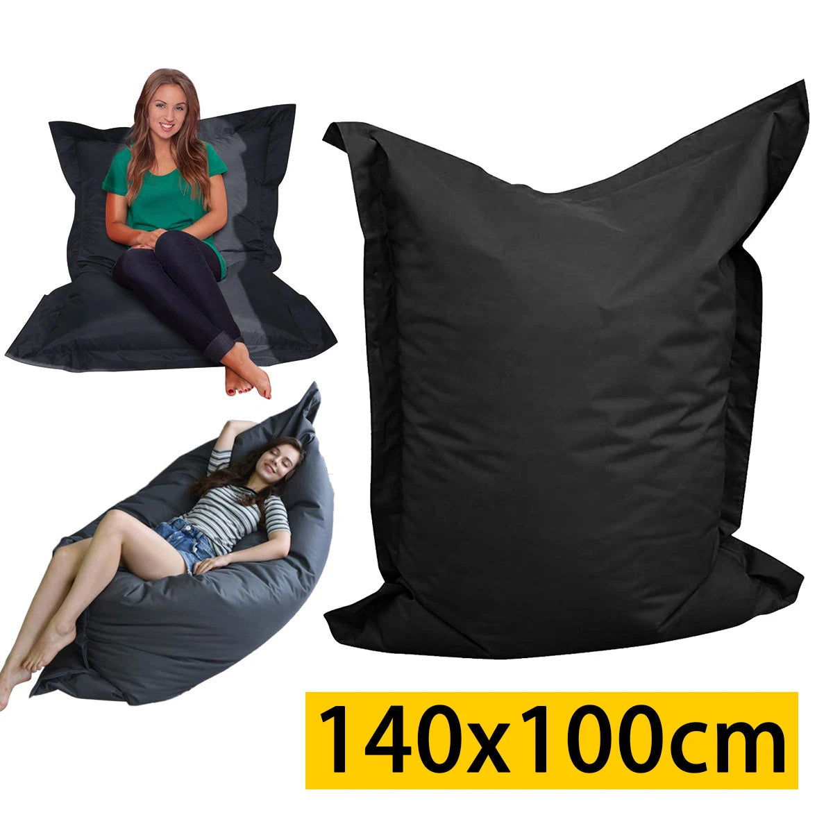 Lazy Large Bean Bag Chair Sofa Cover