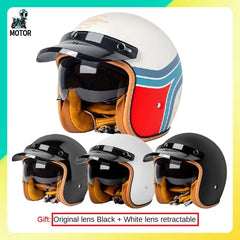 Motorcycle Retro Half Helmet