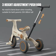 Push Handle Folding Toddler Bikes
