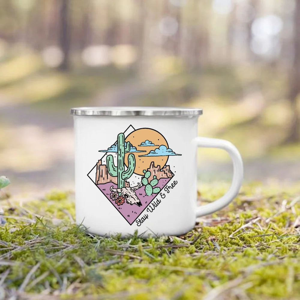 Life Is Better By The Campfire Printed Camper Mugs