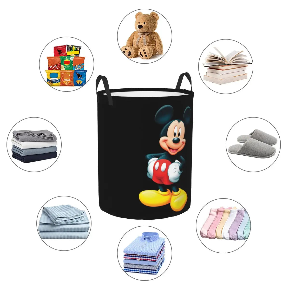 Mickey Mouse Minnie Laundry Basket