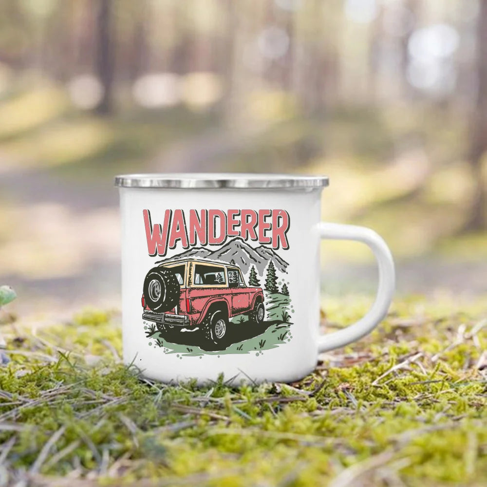 Life Is Better By The Campfire Printed Camper Mugs
