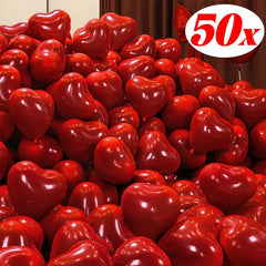 Inflatable Latex Red Heart Balloon