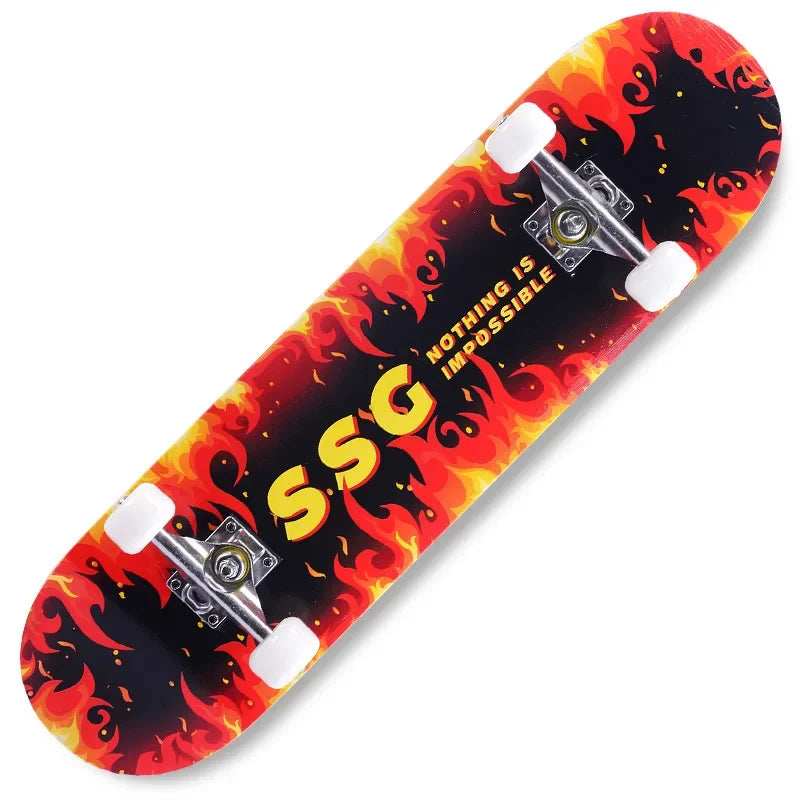 Double Rocker High Elasticity Skateboard