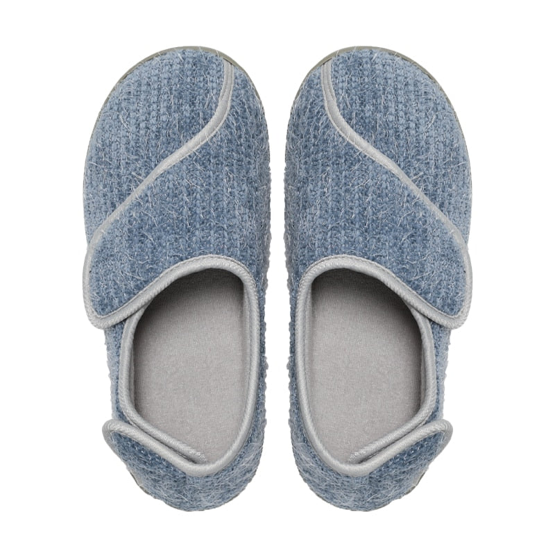 Com warm Fully Plush Slippers Warm Cotton Shoes For Pregnant Anti-slip Shoe