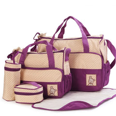 Colorful Diaper Stroller Bag