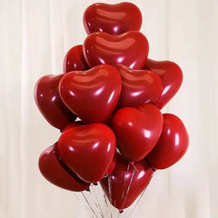 Inflatable Latex Red Heart Balloon
