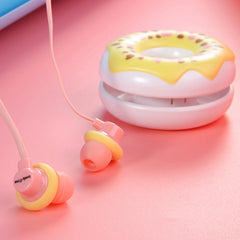 Cute Donuts Stereo Earphones