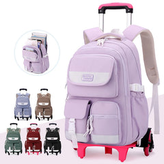 Wheeled Trolley School Backpack