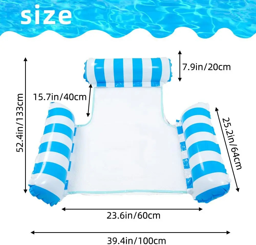 Water hammock recliner