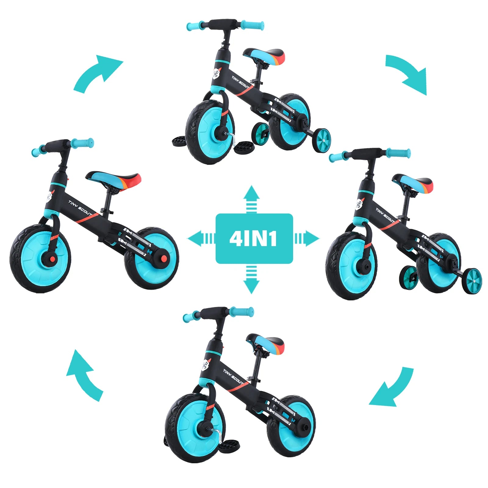 Tiny Scout Balance Bike 3 4 5 Years