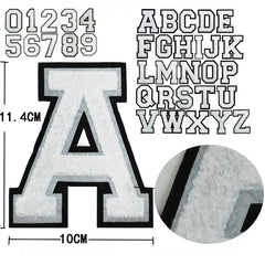 Embroidered Letters Iron On Patch