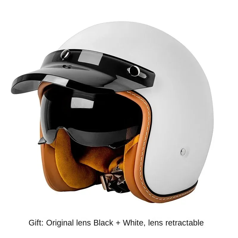 Motorcycle Retro Half Helmet