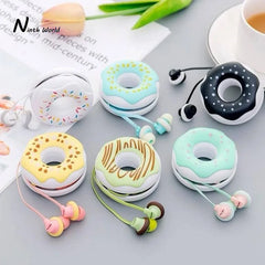 Cute Donuts Stereo Earphones