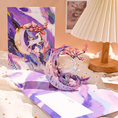 Romantic 3D Pop-up Greeting Postcard
