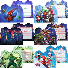 Avengers Theme Invitation Mini Greeting Card