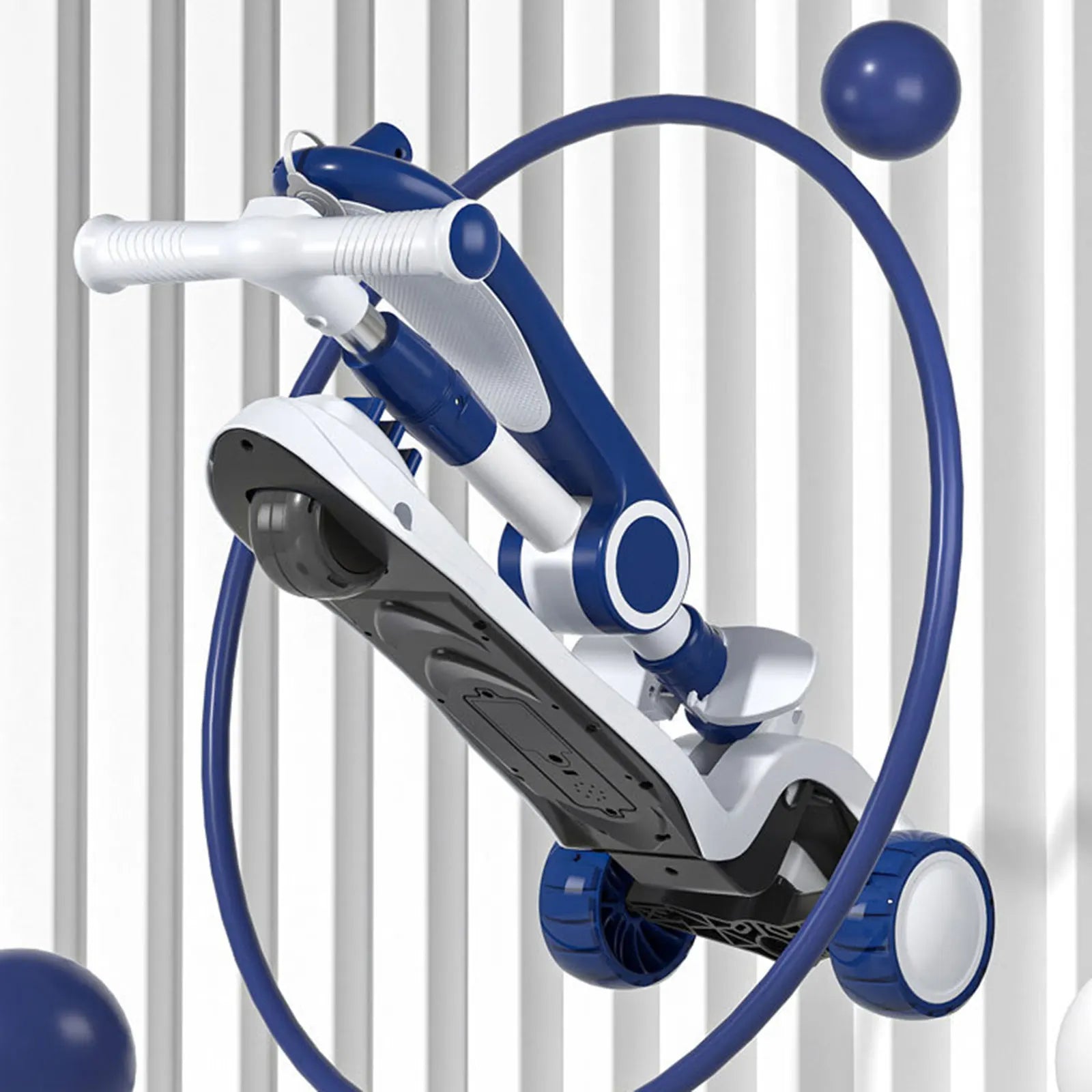 Portable Rotating Seat Scooter