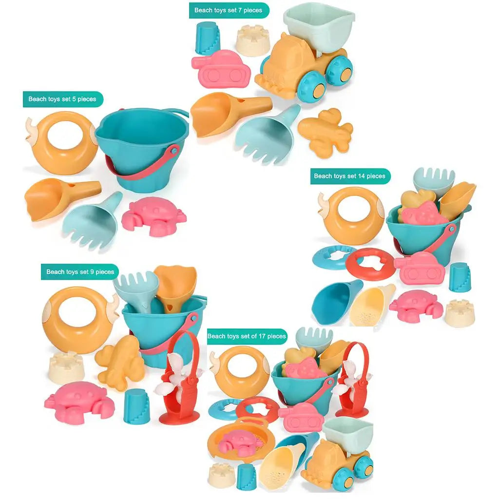 Kids Beach Toys Kit Bucket
