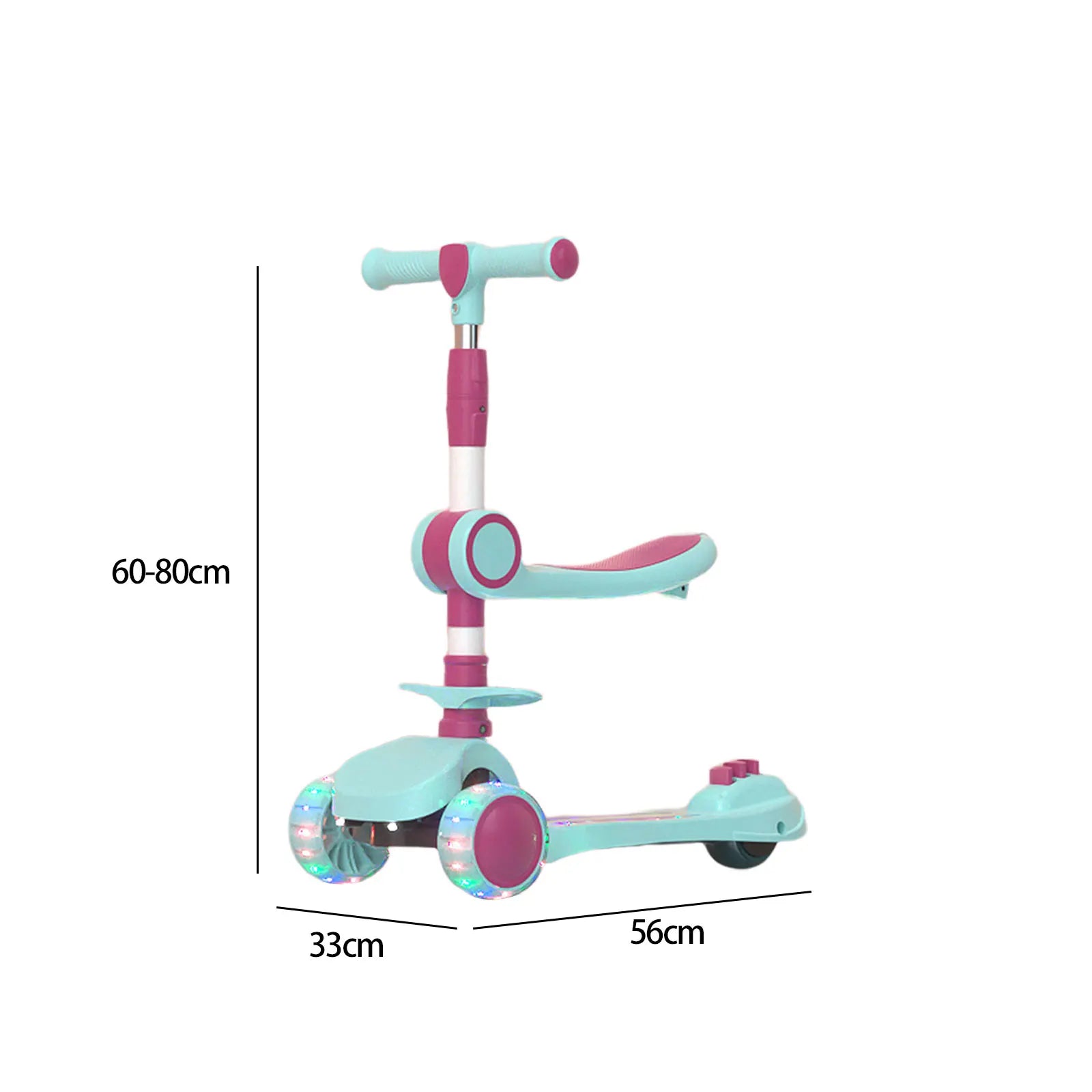 Portable Rotating Seat Scooter